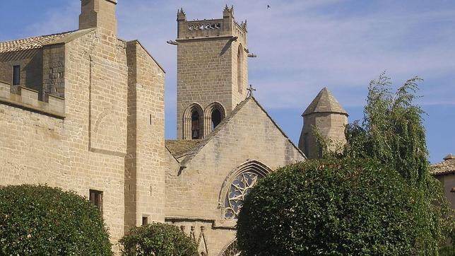 La iglesia de Santa María y del Palacio de Olite