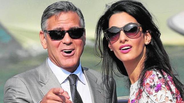 Clooney y Amal se casan hoy oficialmente, tras darse el primer «sí, quiero» el sábado