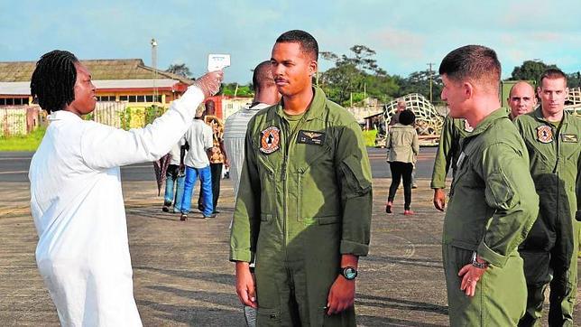 Cien «marines de Morón» preparan en Liberia el despliegue de EE.UU.