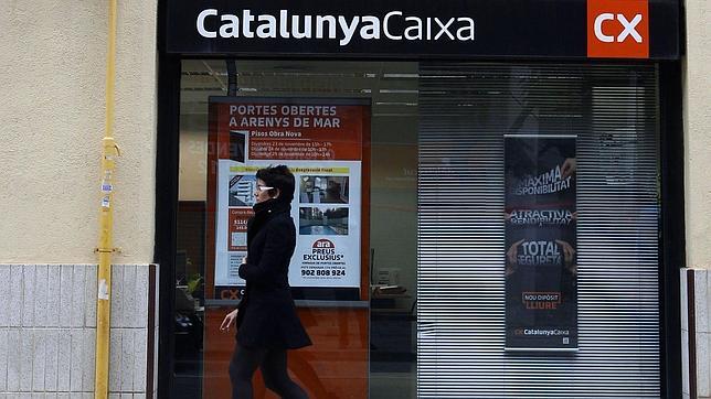 Una sucursal de CatalunyaCaixa en Vilassar de Mar (Barcelona)