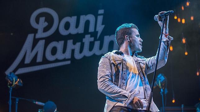 Dani Martín en uno de sus conciertos