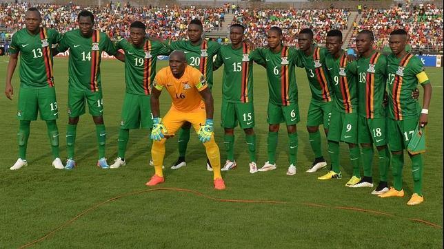 Así posó la selección de Zambia