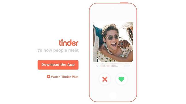 Página web de Tinder