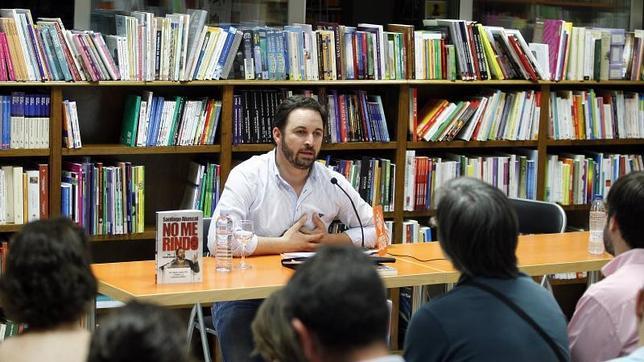 Santiago Abascal, durante la presentación de su libro