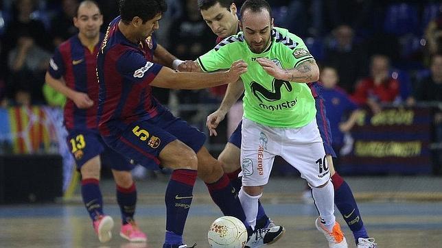 Ricardinho, en un partido ante el Barça