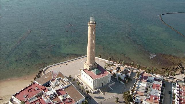 Faro de Chipiona, tomada por el club de vuelo La Ballena