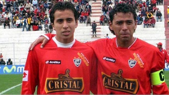 Padre e hijo, durante un encuentro juntos