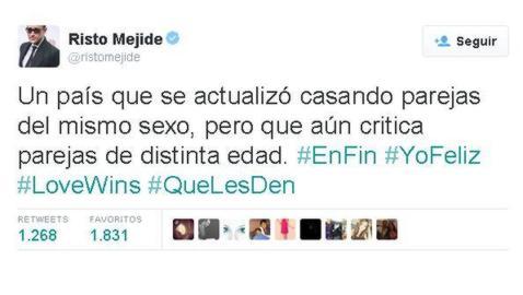 Risto no puede contenerse y contesta a los seguidores que no aceptan su relación