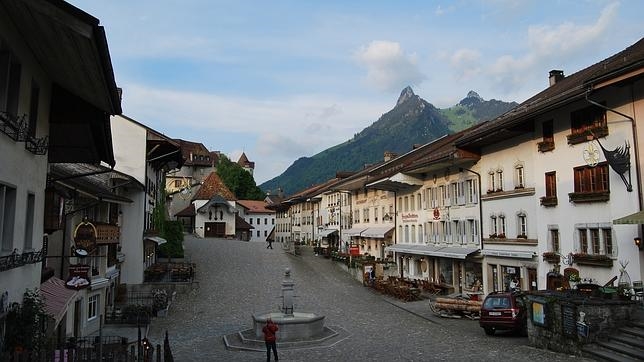 Vistas desde el pueblo de Gruyère